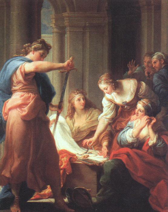 BATONI, Pompeo Achilles at the Court of Lycomedes oil painting picture